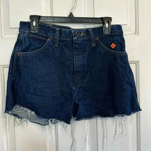 Wrangler Fire Resistant Cut off denim shorts 30x32
